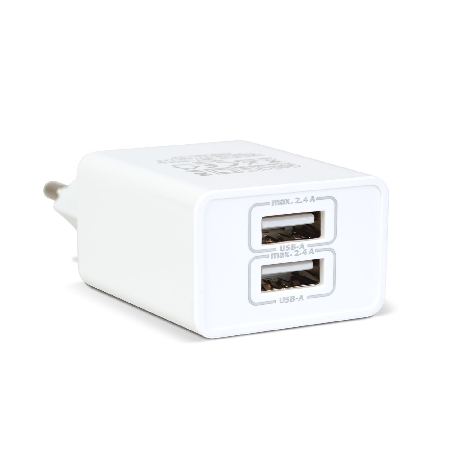 Adaptor de Incarcare USB 5V 2.4A - Alb
