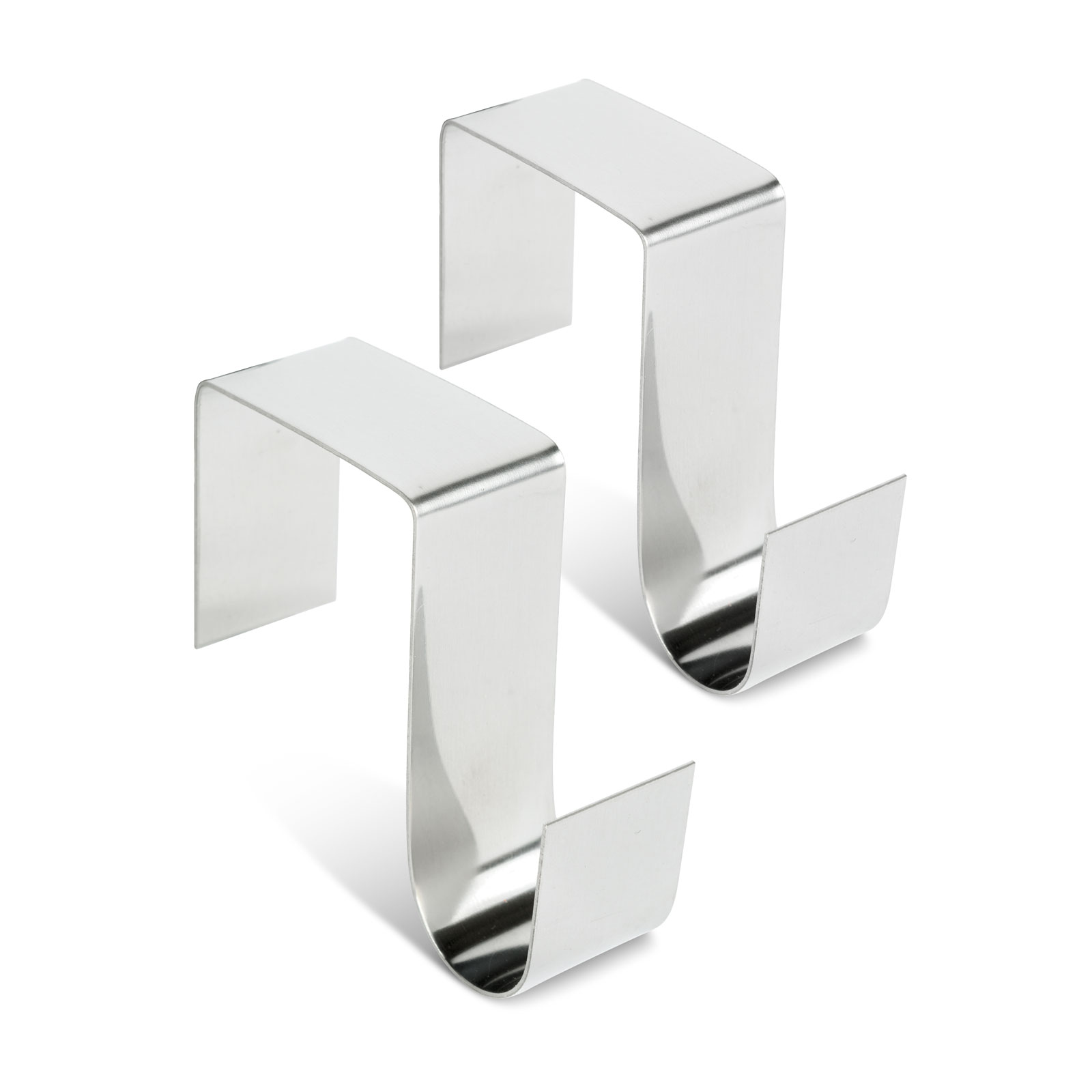 Set suporturi pentru coronita / decoratiune de usa – metalice – 7 x 6,5 x 2 cm – 2 bucati / set