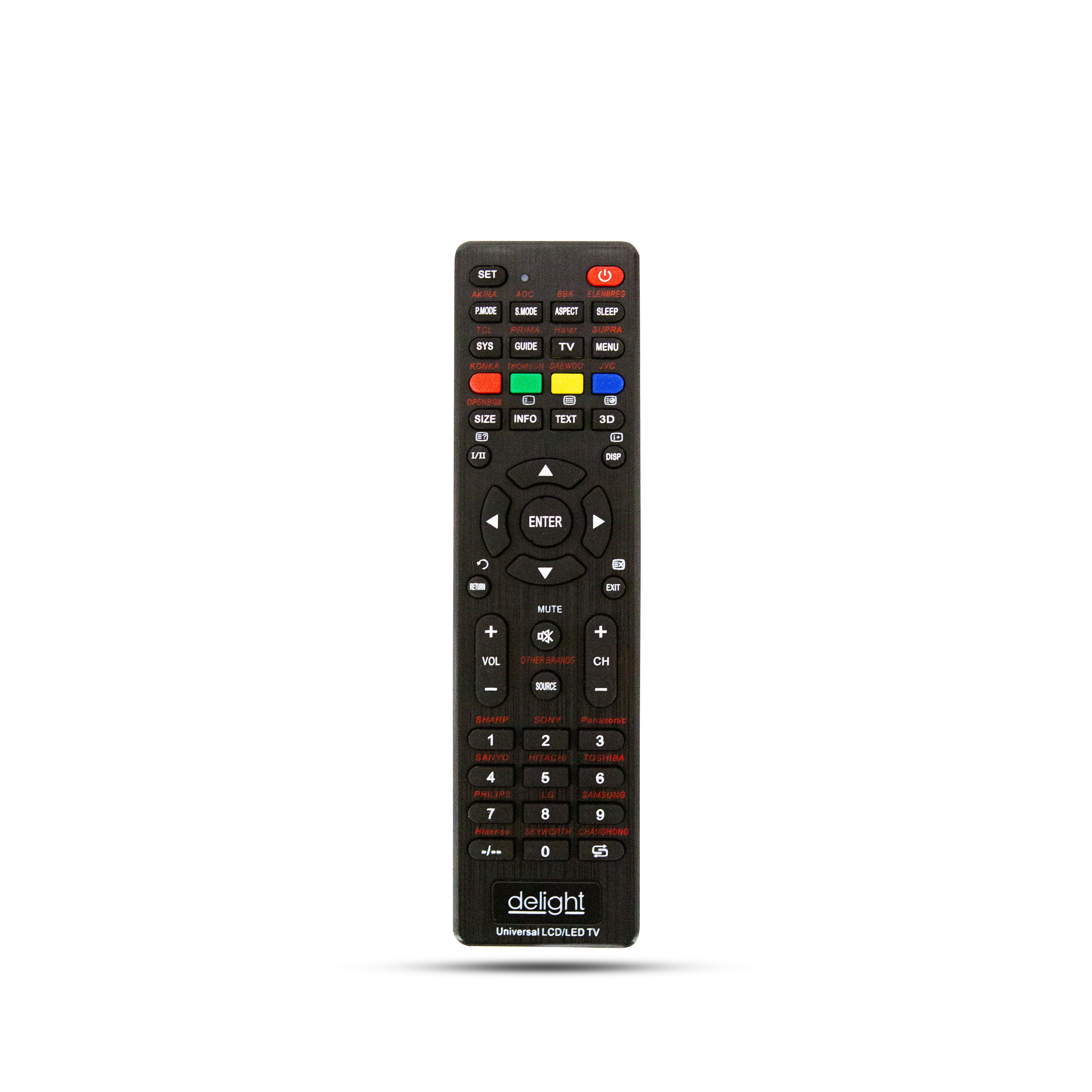 Telecomanda universala TV - 250+ modele TV - negru