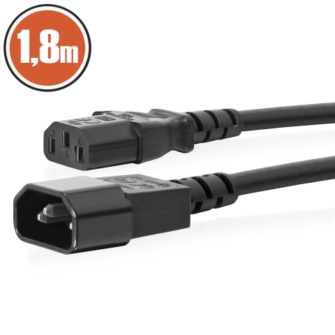 Cablu pt. UPS, sau pt. prelungirea  cablului de reţea - 1,8 m