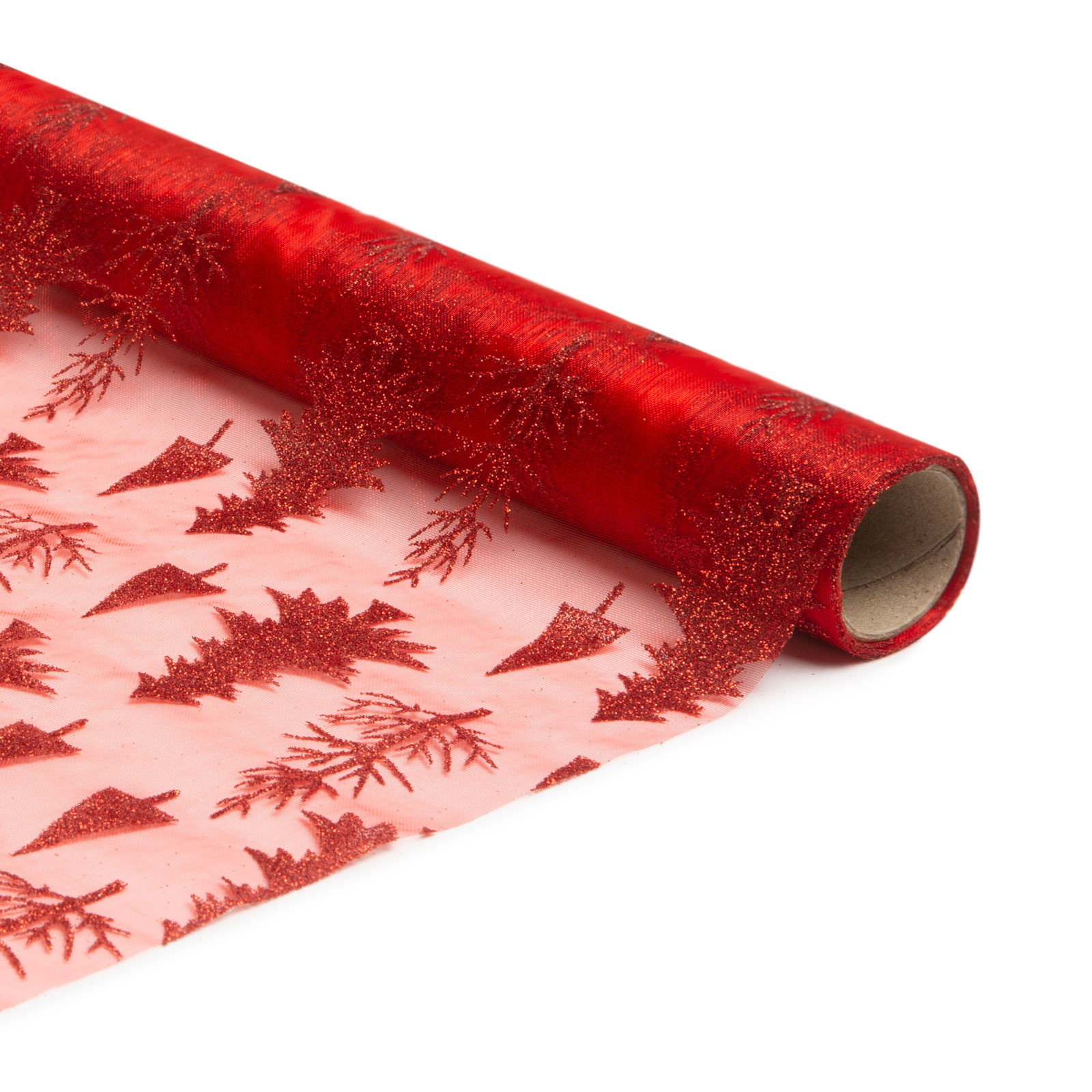 Napron de Crăciun - roșu - 180 x 28 cm